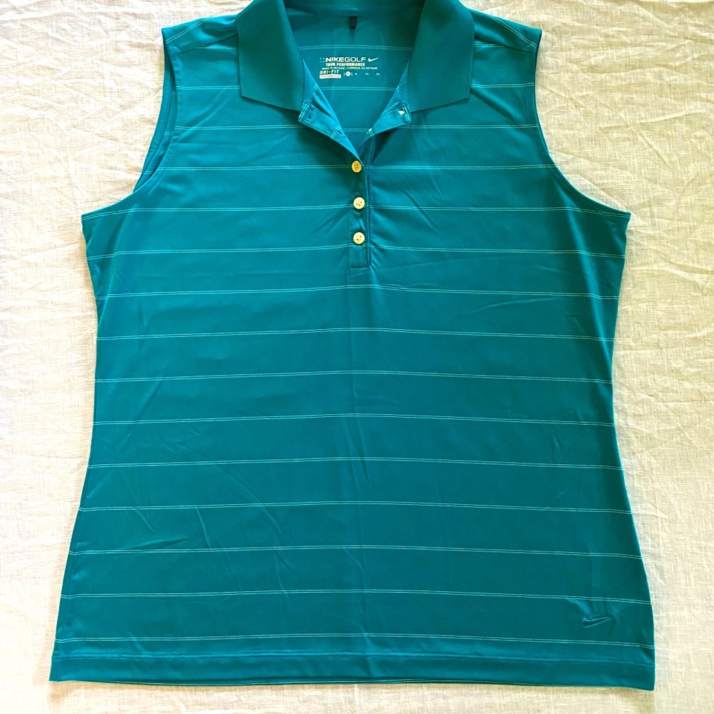 Women’s Nike sleeveless golf polo